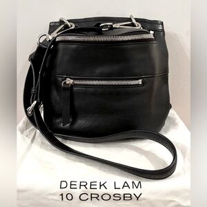 DEREK LAM 10 CROSBY Bond Satchel - Black